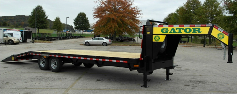 Gooseneck flat bed trailer for sale14k  Crockett County, Tennessee